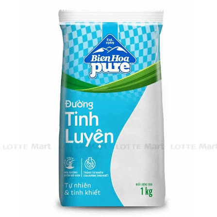 Đường tinh luyện Biên Hòa Pure túi 1kg