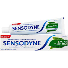 Kem đánh răng Sensodyne bạc hà thơm mát 100g