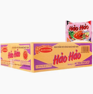 Mì Hảo Hảo tôm chua cay thùng 30 gói